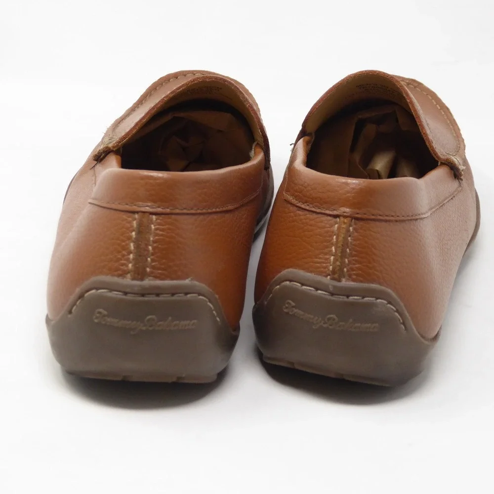 Tommy Bahama Mens Orion Venetian Driving Loafers Tan Leather TB7S00045 Size 9D